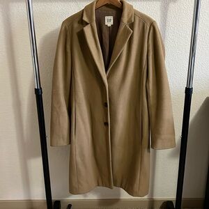 GAP Longline Wool Camel Coat